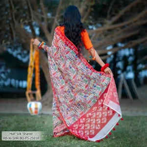 Half-silk sharee